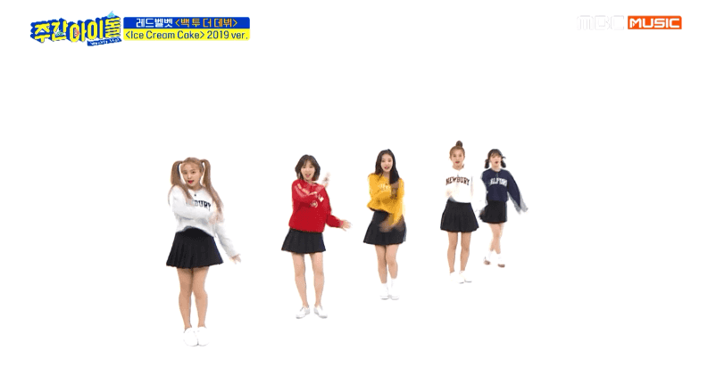 레드벨벳-아이스크림 케이크(feat.주간아이돌) | 인스티즈