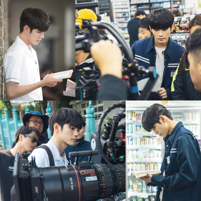 Eighteen Moments Ong Seong-wus acting passion was captured.JTBCs drama Drama The Behind Cut of Ong Seong-wu, who plays Choi Jun Woo in the 18 Moments (director Nayeon, playwright Yoon Kyung-ah), and captures viewers with its refreshing boyhood and innocence, was released.In the open photo, Ong Seong-wu concentrates on his serious face without putting the script in his hand regardless of place and time.Ong Seong-wu is not only meticulously monitoring at the end of the filming, but also actively sharing his opinions with director Shim Nayeon and working on his first starring role with his passion and responsibility.Especially, as we have to express the character Choi Jun Woo with eyes and actions rather than ambassadors, we can get a glimpse of the reason for the favorable response to Ong Seong-wu, who plays 18 Moments in the scene of constantly trying to perform delicate emotions.Ong Seong-wu is completing the growth of eighteen Choi Jun Woo, who meets various people in the space of school and grows little by little, with his own breathing.In addition, the appearance of Junwoo starting a straight line full of affection toward Subin (Kim Hyang-gi) stimulates the love cells of the viewers by giving a throbbing poten.In addition, the scene where the boy and the girl who became aware of the feelings of the first love trembling in the heart comfort each other induces a smile and makes them cheer for their love.Meanwhile, the fact that Junwoo and Subin are dating has been discovered by Subins mother (Kim Sun-young) and has heightened dramatic tension, drawing attention to what crisis will be encountered in the relationship between the two.Fantasy, Dramahouse, Kiest Offered