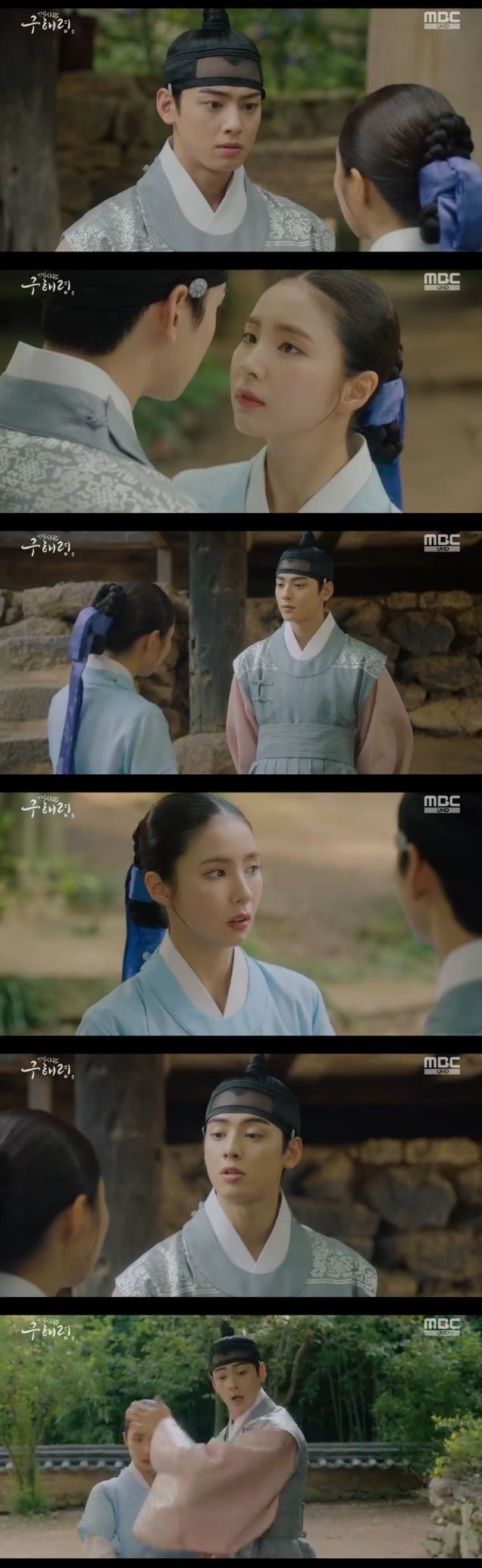 Seoul =) = New officer Rookie Historian Goo Hae-ryung Cha Eun-woo straightened to Shin Se-kyung.In the MBC drama The New Entrepreneur Rookie Historian Goo Hae-ryung broadcasted on the afternoon of the 28th, Dowon Daegun Yirim (Cha Eun-woo) completely lost her heart to the active kiss of Mrs. Rookie Historian Goo Hae-ryung (Shin Se-kyung).All Irim thought was Rookie Historian Goo Hae-ryung.To Rookie Historian Goo Hae-ryung, who appeared at this time, he said, I do not think I should be in a room with you.Rookie Historian Goo Hae-ryung then gave Irim another surprise kiss: Be familiar, this is what it is, capturing Irims heart.Irim jokes, I think I need to do more to get familiar.Lee then approached Rookie Historian Goo Hae-ryung more actively, saying, What do you mean to do good?With a sudden foreigner hiding in the rusty hall, Rookie Historian Goo Hae-ryung worried about the rain.Rookie Historian Goo Hae-ryung said: Mama believes all that he says, something is a little strange.Kim Seo-bang, a new bookstore, is not a person who goes to the Qing Dynasty and buys it.I dont know because youre not hit. He tried to sell me out.Rookie Historian Goo Hae-ryung then said: Its also heartbreaking to be fluent in our language, how can we speak our language?It will be really difficult for foreigners to say that Korean language is a foreigner. I think he studied Korean. I do not want to be too relieved, so let him go if the wolf is quiet, he said.I cant keep it for any time, he added.Rookie Historian Goo Hae-ryung was serious, but Irim showed a bright smile.To Rookie Historian Goo Hae-ryung, who wondered, Why are you laughing? he said, Just.Youre worried about me. What do you mean, youre good, he said. Ive even made people who have surprise confessions.At this time, foreigners appeared in front of two people.Surprised by the way he lowered his pants and urinated, Lee laughed at Rookie Historian Goo Hae-ryungs eyes.Irim and Rookie Historian Goo Hae-ryungs Alcondalkong rust party romance is adding to the fun of watching.New cadet Rookie Historian Goo Hae-ryung is broadcast every Wednesday and Thursday at 8:55 pm.