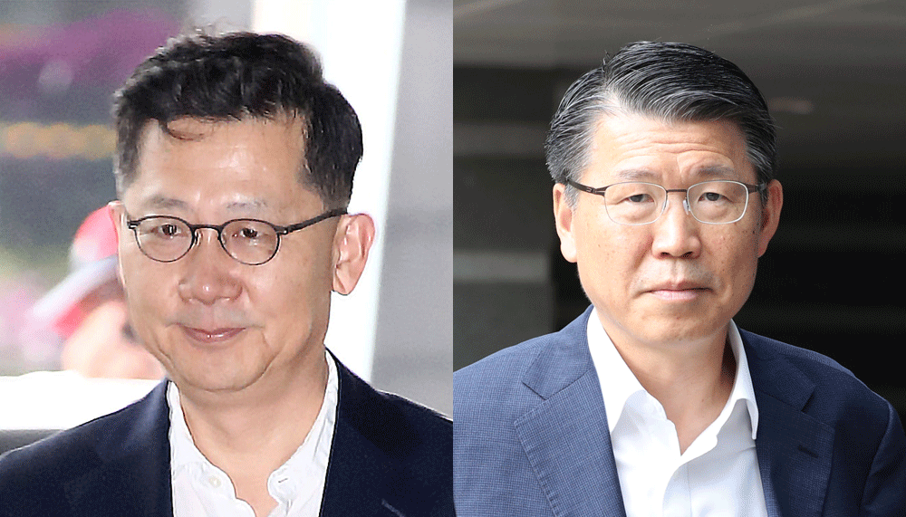김현수 농림축산식품부 장관 후보자(왼쪽)와 은성수 금융위원장 후보자. [연합뉴스]