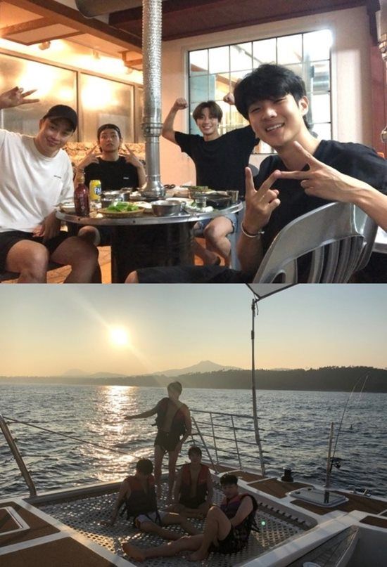 Group BTS (BTS) member V enjoyed a pleasant vacation with actors Park Seo-joon, Choi Woo-shik and singer Pickboy.V released four Travel photos with close co-stars during a long vacation on the official BTS Twitter page on Monday, adding: Wooga.The so-called Woogapam is a private group of entertainment companies belonging to V.In the open photo, V is having a pleasant time with Wooga Pam Park Seo-joon, Choi Woo-shik, Pickboy and the sea.The backgrounds are diverse, including the sea, yachts, and kooki houses.Especially, the picture of the singer and actor Park Hyung-sik, another member of Woogapam, is synthesized in the picture of wearing a life jacket and falling into the sea.Park Hyung-sik is in military service.Vs group BTS is on its first long-term vacation for about a month after finishing a domestic concert on November 11.