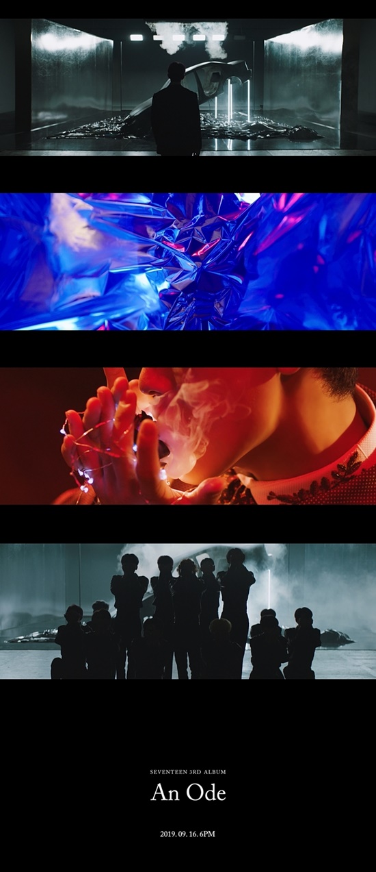 Group Seventeen has entered a full-scale comeback countdown ahead of a comeback on the 16th.Seventeen posted a comeback trailer video on the official SNS at 0:00 on the 2nd, and released its third regular album An Ode for the first time and started full-scale comeback pre-emption.This was an explosive response from fans by surprise at the scene shortly after the end of the last performance of the eventeens world tour ODE TO YOU IN SEOUL.In the public image, there is a scene of a Seventeen approaching the questionable object that only the body remains, and the body is closed up and the tension is raised by the BGM.Then, the comeback trailer video stimulated curiosity about what the objects meant, and the events of the Seventeen members were drinking the question, and the video was finished and raised the expectation of the album concept to be shown.At the end of the video, the third Regular album An Ode was released for the first time along with the release date on September 16, 2019, and the fans who are waiting for the comeback of Seventeen are filled with excitement.In particular, An Ode is a word that could be seen in the prologue video An Ode 1: Unchained Melody, which means liberated melody, and An Ode 2: Fear, which means fear, and various speculations are continuing about the connection with the third Regular album released on the 16th.Seventeen will complete the SEVENTEEN WORLD TOUR ODE TO YOU IN SEOUL, which was held at the KSPO DOME (Olympic Gymnastics Stadium) in Seoul for a total of three days from August 30 to September 1, and will continue the world tour.PHOTOS: PLEDIS Entertainment