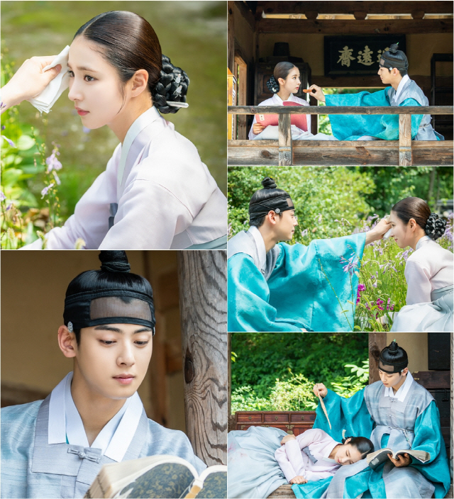 The new recruits, Na Hae-ryung, Shin Se-kyung, and Cha Eun-woo, were caught in the al-Kong-kong moment.Spoiler SteelSeries with future images of Harming falling honey was obtained.The appearance of two ordinary people who can not take their eyes off each other in the form of any ordinary couple steals their eyes.MBCs drama Na Hae-ryung (played by Kim Ho-soo / directed by Kang Il-soo, Han Hyun-hee / produced Green Snake Media) released a rosy future of Koo and Lee Lim (played by Shin Se-kyung) on the 3rd.Na Hae-ryung, starring Shin Se-kyung, Cha Eun-woo, and Park Ki-woong, is the first problematic first lady of Joseon () Na Hae-ryung and the Phil full romance annals of Prince Irim, the anti-war mother Solo.Lee Ji-hoon, Park Ji-hyun and other young actors, Kim Ji-jin, Kim Min-sang, Choi Duk-moon, and Sung Ji-ru.Na Hae-ryung, who sits in a flowerbed in a public photo and grows flowers, gathers attention.Lee is wiping the sweat on her forehead and looking lovingly at her.Na Hae-ryung gum sticking to the side of Na Hae-ryung Irim makes a smile.He feeds Na Hae-ryung, who is reading a book, to snacks for a while, and he watches Na Hae-ryung, who is sleeping in his lap, with a falling eye, and fanning him.The most notable thing in the two peoples al-Kon-Dalkong is Na Hae-ryungs changed hairstyle.Unlike usual, Na Hae-ryungs head, which has been neatly put in a maid, focuses attention by guessing that the two have formed a couple of kites.Above all, the two people who are surprised by the sudden news of the Wedding Bible at the end of the 28th broadcast of Na Hae-ryung last time are drawn, and it amplifies the curiosity whether the appearance of those who became a couple is true.The unexpected Wedding Bible name has revealed the rosy future of the two people who became a couple in the situation where the crisis came to the romance of the people.I hope you will check on the broadcast through what kind of future will be unfolded to the two people, whether it is a dream or a reality in the Steel Series, as the development that can not be seen in front of you continues. Shin Se-kyung, Cha Eun-woo and Park Ki-woong will appear on the 29th-30th broadcast on Wednesday, April 4 at 8:55 pm.