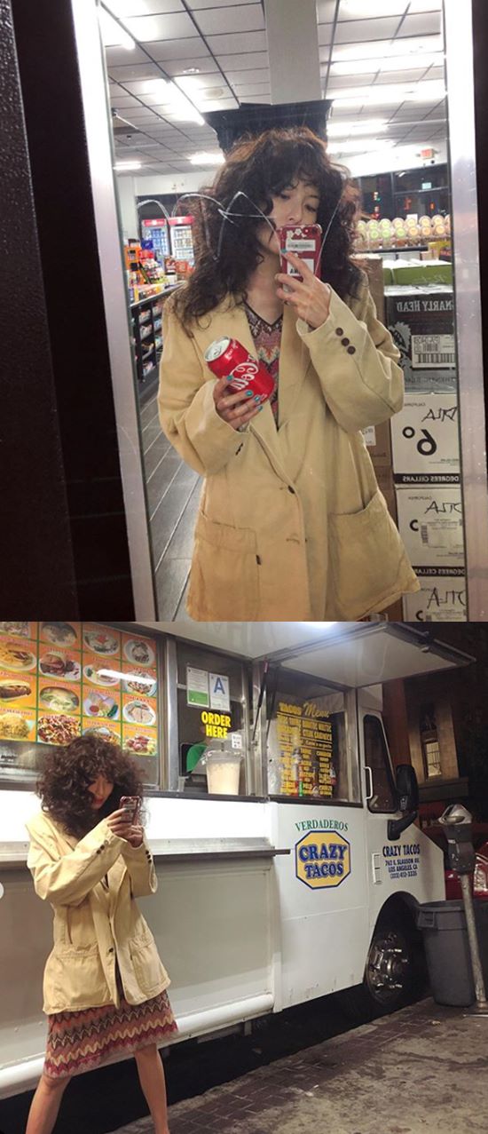 Singer Hyona has unveiled her unconventional hairstyle.Hyuna posted a picture on her Instagram on Thursday.In the photo, Hyuna is taking a mirror selfie. In the photo, Hyuna is concentrating on her cell phone in front of a food truck.Especially, the twisted perm head of Hyuna catches the eye.Meanwhile, Hyuna is in public with EDawn, a former member of the group Pentagon.Photo: Hyona Instagram