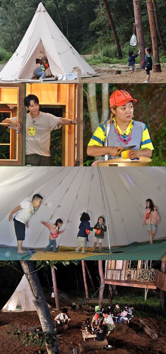 In SBSs Monday Entertainment Little Forest: Summer of the Bulb (hereinafter referred to as Little Forest), the camping scene with four members including Lee Seo-jin, Lee Seung-gi, Park Na-rae and Jung So-min will be unveiled.Recently, members prepared a variety of camping items for Little Lee, including a large Indian Tent and a barbecue party.Among them, Littles most popular camping item is Indian Tent.Lee Seung-gi and Park Na-rae joined forces for Littleies to set up the Indian Tent and the results were successful.Especially, thanks to the monster play in the Indian Tent, which started under the leadership of Park Na-rae, all the little people screamed happily.But even with the soaring popularity of Indian Tent, Lee Seung-gi was not happy.The Indian Tent, which was made in a few hours, was more popular than the tree house made in a few weeks, and he was cute, saying, I am sad.Lee Seung-gi went up to the tree house and said, Who will come to my house, but Little Lee, who responded to his invitation, laughed because there was no one.The members and Littles sweet and bloody camping scene can be found at Little Forest, which is broadcasted at 10 pm on the 9th.SBS