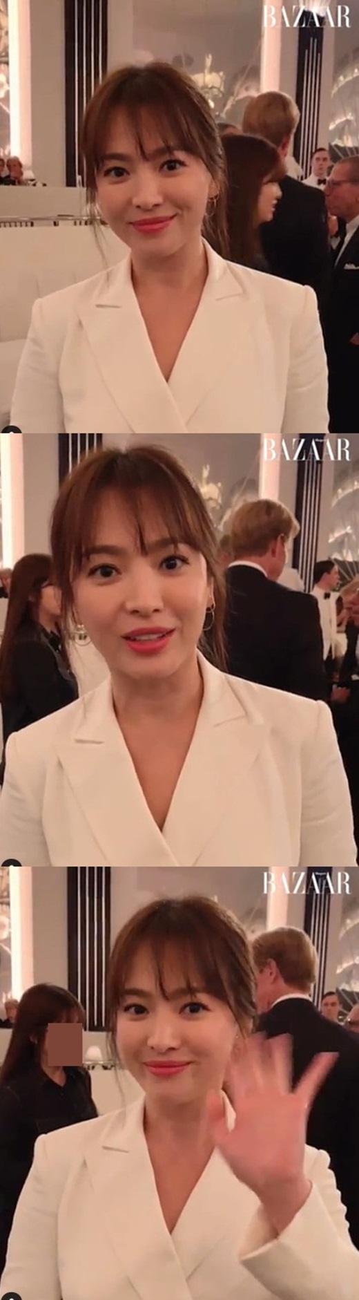 Actor Song Hye-kyo has been in the United States of America New York Fashion Week.The fashion magazine Harpers Bazaar Korea released a video of the 2020 Spring/Summer New York Fashion Week on its official Instagram page on the 8th afternoon.In particular, Song Hye-kyo was caught in the video, attracting attention. He looked at the camera with a bright smile in a white jacket.I am looking forward to what collection will come out, he said. I will have a good time.Meanwhile, Song Hye-kyo is reviewing the film Anna appearance.