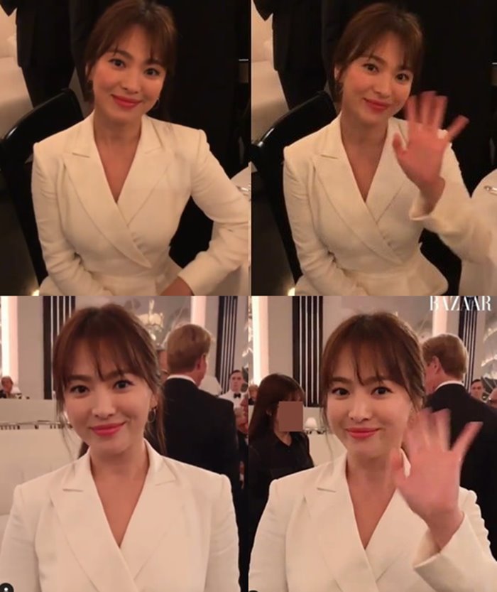 Actor Song Hye-kyo showed off her elegant figure at the New York City Fashion showFashion magazine Vogue Korea posted a video on its official Instagram on the 8th (local time) showing Song Hye-kyo attending the Fashion show of United States of America fashion brand Ralph Lauren held at the United States of America New York City.Song Hye-kyo gave fans a relaxed greeting with a bright smile at the Fashion show.The song Hye-kyo, in a white suit, had a chic yet luxurious vibe.In addition, Song Hye-kyo said, I am expecting what collection will come out, said the magazine Harpers Bazaar Korea on the official Instagram.I will have a good time. Song Hye-kyos beautiful beauty attracts attention.Meanwhile, Song Hye-kyo has been busy with Song Joong-ki and divorce, and shooting pictures.The next film is considering appearing in the film Anna (director Lee Ju-young).Photo Harpers Bazaar Korea, Taiwan, Vogue Korea SNS