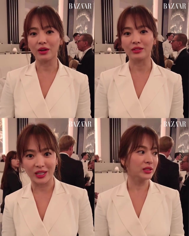 Actor Song Hye-kyo has been on the latest in the video.Fashion magazine Harpers Bazaar Korea posted a video on its official SNS account on the 8th, saying, Welcome to Ralphs Club.In the public image, Song Hye-kyo in a white suit was caught in the eye.Song Hye-kyo said, I am in New York City for the Ralph Lauren show.I am so curious about what collection will be available today, and I will have a good time with Bazaar. Song Hye-kyo was reported to have attended the Fashion show of United States of America fashion brand Ralph Lauren at the United States of America New York City.On the other hand, Song Hye-kyo announced on July 22 that a divorce was established with Actor Song Joong-ki through his agency, saying, The mediation process has been completed by the two sides divorceing each other without alimony or property division.Song Joong-ki and Song Hye-kyo developed into lovers through the KBS2 drama Dawn of the Sun in 2016 and married on October 31, 2017, but they were legally completely separated in a year and nine months.