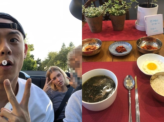 Rapper Beenzino celebrated his birthday with Chuseok.Beenzino posted a couple, a birthday with his family and a Chuseok certification shot on his personal Instagram on September 12.The photo shows a seaweed soup birthday with a couple Stephanie Michoba, and a Korean letter.Beenzino praised his cooking skills, saying, I am alive, everyone loves me, happy Chuseok, birthday. Stephanie made seaweed soup that could not be better than this.Park Su-in