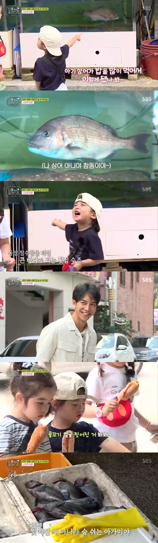 A pure concentricity drew a laugh.On SBS Little Forest, which was broadcast on September 17, the market outing was drawn.Lee Seung-gi left the market outing with Kim Ga-on (6) Grace (6) Choi Yu-jin (4).A little while ago, the children who were asleep surprised Lee Seung-gi by spreading a storm of karaoke that did not enter anything.Lee Seung-gi then visited the aquarium of the sushi restaurant with the children, and Choi Yu-jin exploded concentrically, saying, I think baby sharks have eaten a lot of rice and become like that.Yoo Gyeong-sang