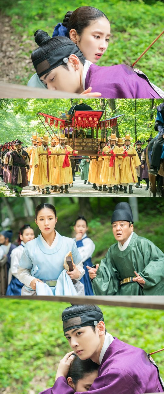 In MBCs Na Hae-ryung, Shin Se-kyung and Cha Eun-woo are attacked and panicked.Cha Eun-woo wrapped around Shin Se-kyung and was hit instead by an arrow that flew at her.Last week, Na Hae-ryung and Irims romance was in crisis with the phrase to set up a ceremony for Lee Lim at the 29-32th meeting of Na Hae-ryung.Na Hae-ryung finally refused Lees love confession and the two men were in a mixed heart.In the photo, Na Hae-ryung and Irim were suddenly attacked while they were on their way. Unexpected arrows flew to those who were peacefully heading somewhere.Na Hae-ryung was frozen when he saw the arrows falling in front of him, and from the inner tube, Heo Sam-bo (Seongji-ru) to the surprised Nine, it is Mt.Irim is hit instead by an arrow that flew to Na Hae-ryung.Na Hae-ryung wraps around him and looks at where he has flown from. In the end, he can feel his gentle heart toward Na Hae-ryung through his loss of mind.Na Hae-ryung is holding her weakly falling down on her, looking at the arrows on his shoulders with trembling eyes.There is growing interest in whether Irim can be safe and who is behind this case.Na Hae-ryung and Irim, who are on their way to the next meeting with Lim (Kim Yeo-jin), will be attacked, said the production team of the new employee, Na Hae-ryung.The raid will also bring blue to the palace, he said.The 33-34 episode of the new employee, Na Hae-ryung, will air at 8:55 p.m. on the 18th.
