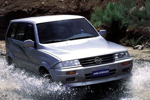 쌍용자동차가 1993년부터 2005년까지 생산·판매했던 중형 SUV 무쏘. 사진=쌍용자동차, 오토타임즈