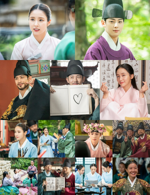 MBCs drama Na Hae-ryung is the first problematic first lady (Shin Se-kyung) of Joseon and the full-fledged romance of the half-mother Solo Prince Lee Rim (Cha Eun-woo).In the 33rd ~ 36th, Na Hae-ryung and Irim, who slowly dig into the secrets of the past 20 years ago, were drawn.The two learned about the inside of the Seoraewon incident in the past through the Eojin of the former King of the King, Lee Kym (Yoon Jong-hoon) and the Geumseo Hodam Teachers Exhibition, and even realized that the four-second of the officer Kim Il-mok, who was recorded all of this, was hidden in the Green Seodang.The new Na Hae-ryung is about to air this weeks long-awaited final episode.It is an exciting story that can not be taken off to the end, and it is going to cause the viewers creeps, raising expectations for the ending.Among them, there are scenes of behind-the-scenes scenes of actors such as Shin Se-kyung, Cha Eun-woo, and Park Ki-woong.First, Shin Se-kyung and Cha Eun-woo shoot the hearts of those who see it to the end with a smiling smile.Interest is also amplified in the end of the romance of the two people who have been called Harim and have been loved by many.Park Ki-woong, Lee Ji-hoon, and Park Ji-hyuns three-color Sim Kung Moment were captured.Park Ki-woong is shooting a cute charm with his fingers, while Lee Ji-hoon is pushing hearts on his own book and pushing his face over it.Park Ji-hyun also blows both hands hearts and makes the viewers feel heartbreaking until the end.In addition, many actors, including Kim Yeo-jin, Kim Min-sang, Choi Duk-moon, and Sung Ji-ru, have been impressed by the end of the show.They are showing off their warm friendship outside the camera, making them smile.The six-month long journey is finally coming to an end, said the new employee, Na Hae-ryung.I am grateful for the excessive love that the viewers have sent me.  The shooting scene was perfect with the fantastic teamwork of the actors and staff.I hope everyone will be able to shine together the end of the completion of the work. Meanwhile, the new employee, Na Hae-ryung, will air at 8:55 p.m. on the 25th.Photos  Green Snake Media Provision