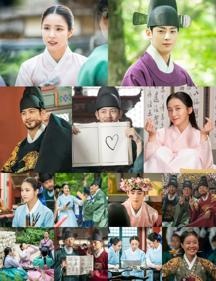 Newcomer Na Hae-ryung has unveiled goodbye behind-the-scenes cuts such as Shin Se-kyung, Cha Eun-woo and Park Ki-woong.MBC drama Na Hae-ryung (directed by Kang Il-soo, Han Hyun-hee/playplayed by Kim Ho-soo/produced Green Snake Media) is the first problematic first lady of Joseon (Shin Se-kyung) and the story of the full romance of Prince Lee Rim (Cha Eun-woo) Rock.Park Ki-woong, Lee Ji-hoon, Park Ji-hyun and other youth actors such as Kim Yeo-jin, Kim Min-Sang, Choi Deok-moon, and Sungjiru are all active.In the 33-36th episode, the figure of Na Hae-ryung and Irim, who slowly uncovered past secrets 20 years ago, was drawn.The two learned about the inside of the Seoraewon incident in the past through the Eojin of the King of the King, Lee Kym (Yoon Jong-hoon) and the book Hodam Teachers Exhibition, and raised tension by realizing that the four-second of the officer Kim Il-mok, who was all recorded, was hidden in the Nokseodang.The new Na Hae-ryung is about to air the last of The long-awaited broadcasts this week.It is an exciting story that can not be taken off to the end, and it is going to cause the viewers creeps, raising expectations for the ending.In the public photos, Shin Se-kyung, Cha Eun-woo, Park Ki-woong and other actors are shooting behind the scenes.First, Shin Se-kyung and Cha Eun-woo shoot the hearts of those who see it to the end with a smiling smile.Interest is also amplified in the end of the romance of the two people who have been called Harim and have been loved by many.Park Ki-woong, Lee Ji-hoon, and Park Ji-hyuns three-color Sim Kung Moment were captured.Park Ki-woong is shooting a cute charm with his fingers, while Lee Ji-hoon is pushing hearts on his own book and pushing his face over it.Park Ji-hyun also blows both hands hearts and makes the viewers feel heartbreaking until the end.In addition, many actors who have shined the new employee Na Hae-ryung such as Kim Yeo-jin, Kim Min-Sang, Choi Deok-moon, and Sung Ji-ru are soothing the regret of the end of the coming.They are showing off their warm friendship outside the camera, making them smile.The six-month long journey is finally coming to an end, said the production team of the new employee, Na Hae-ryung.I am grateful for the excessive love that the viewers have sent me.  The shooting scene was perfect with the fantastic teamwork of the actors and staff.I hope everyone will be able to shine together the end of the completion of the work. The new Na Hae-ryung, starring Shin Se-kyung, Cha Eun-woo, and Park Ki-woong, airs Wednesday, September 25 at 8:55 p.m., 37-38 episodes.