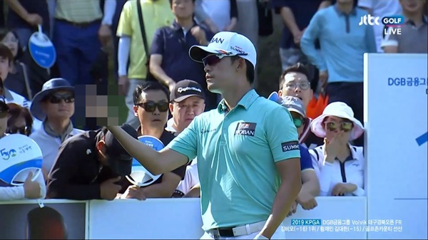김비오 / 사진=JTBC 골프 중계 화면 캡처