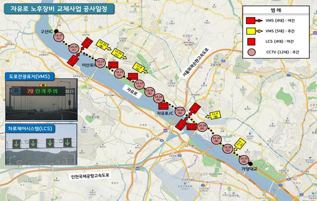 지능형교통시스템(ITS) VMS 이미지