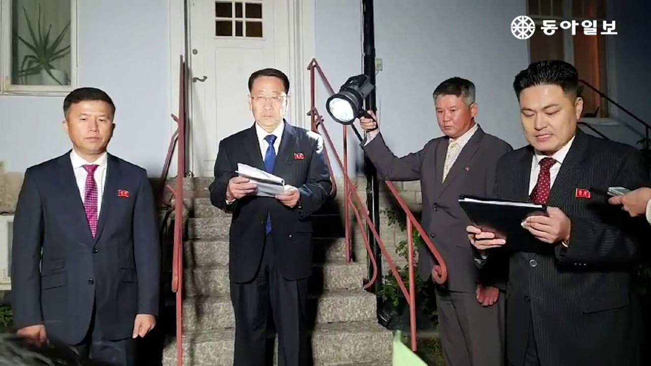 北김명길 굳은 얼굴로