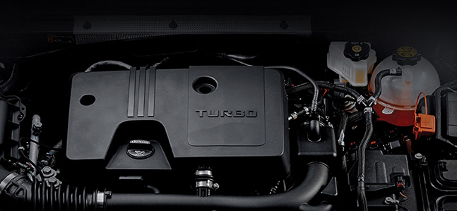 쉐보레 말리부에 장착되는 1.35ℓ E-Turbo 엔진. ⓒ한국GM