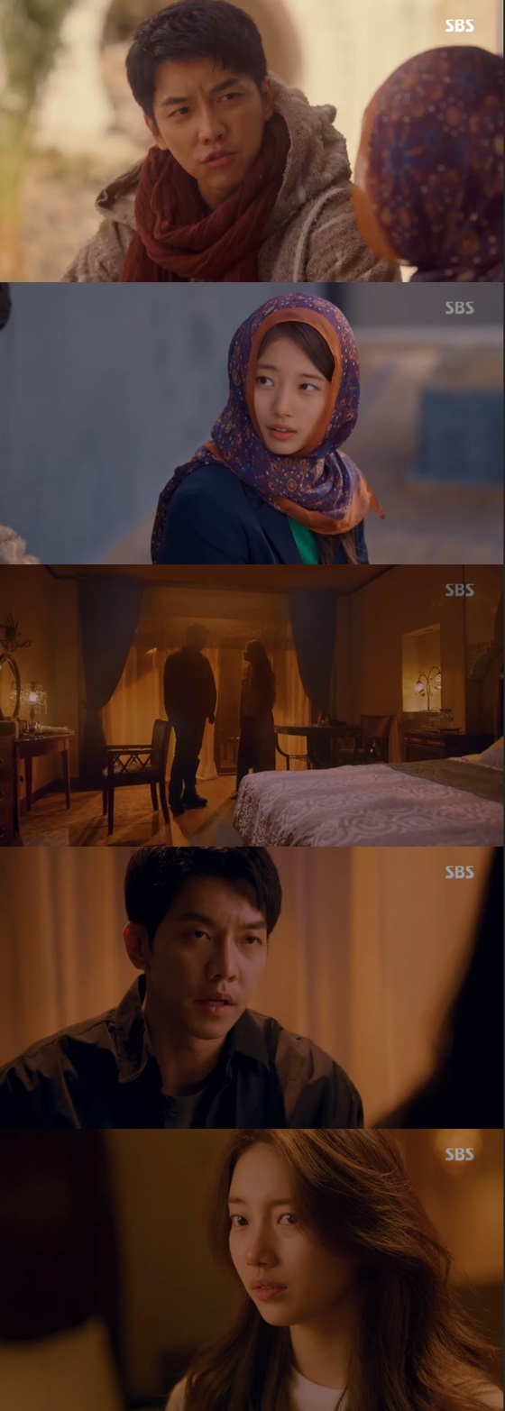 Bae Suzy moved in the heartfelt persuasion of Vagabond Lee Seung-gi.In the SBS gilt drama Vagabond (directed by Yoo In-sik, playwrights Jang Young-cheol and Jeong Kyung-soon), which was broadcast on the afternoon of the 11th, Cha Dal-gun (Lee Seung-gi), who proposed to catch Kim if (Jang Hyuk-jin) by cooperating with Gohari (Bae Suzy) was portrayed.On the day of the show, Jessica Lee (Moon Jung-hee) and NIS were confronted to catch Kim if who was in Morocco first.NIS agents asked Morocco police for cooperation, but they gave excuses such as the permit did not fall from the top and Susa should stop when the complaints come in.In fact, the police were a person of Jessica Lees side. Jessica Lee decided, We have to find Kim if first.Kim if, they were looking for, was hiding in a remote place, doing drugs, and when they saw the article looking for him, they smashed their cell phone with a hammer, and the signal disappeared and the NIS was struggling.Meanwhile, in the Morocco mission, Gohari failed to get to the front because Ki Tae-woong (Shin Sung-rok) gave him a backup mission, saying, Save water and food.However, Gohari told Chardal Gun, who met at Mart, I was doing it on purpose, and Kim if will come to Mart.Why do you call a competent agent to Mart? Cha Dal-geon said, The best Emanuelle Around the World.It is better for us to cooperate and catch the bastard than to run away after lurking, Cha Dal-gun said.The confession refused, and the foreigner who was with Kim if finally met them.Kang Ju-cheol (Lee Ki-young) launched a counterattack by issuing a search warrant to Jessica Lee, who was arrested on suspicion of terrorism and taken to the NIS.She was questioned by Edward Park (Lee Kyung-young), vowing revenge, saying, The day I will handcuff you will be here soon.Both sides have made no progress on the sixth day of the undercover Susa. Cha Dal-geon, who turned into a street beggar, once again offered cooperation to the high-ranking man who came to him.He said, Do not you get angry at being scared? He persuaded me that if you join forces with me, I can catch Kim if. However, he refused again.In the continued refusal, Chadalgan came to her through the porch of the hostel, saying, No matter how you think, youre the one whos going to catch the bastard, you can catch the confession.Im not Emanuelle Around the World, said Goh Hae-ri.I did not have the ability to exclude it from the operation, he said honestly, Confessions, What are you making me miserable? To me, Goh Hae-ri is the best NIS agent, the bravest, just, and the best person Ive ever seen, Chadalgan said, raising her self-esteem.When Gohari said, I saw the wrong thing, Chadalgan said, I did not see it wrong, I only know what you do not know.
