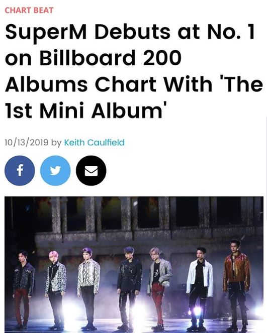 Baekhyun of the Group Exo celebrated the top spot on the Tears for Fears chart of the US music media Billboard of SM Entertainment (hereinafter referred to as SM) project Group SuperM.On the 14th, Baekhyun said to his SNS account, Billboard # 1 thank you guys so much we did it!!See you on our tour # I love you 3000 # Im so happy # Tears for Fears # 1 # SuperM # Happy Index 100 from Monday.The released photo shows an article titled SuperM topped the Tears for Fears album chart with its first mini album on its website on the 13th (local time).According to reports, SuperM won 168,000 units for its debut record, topping US R&B Singer Summer Walker.This is the first time that a K-pop artist has topped the Tears for Fears with his debut record.SuperM is a project team of seven artists from SM, including Taemin of Shiny, Baekhyun and Kai of Exo, Tae Yong and Mark of NCT 127, Lucas and Ten of Chinese Group WayV.SuperM will open its first mini album We Are The Future Live (We Are The Future Live) in major North American cities such as Texas, Chicago, New York, Los Angeles, Seattle, and Vancouver, Canada starting next month.