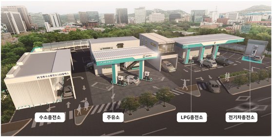 토탈주유소 이미지