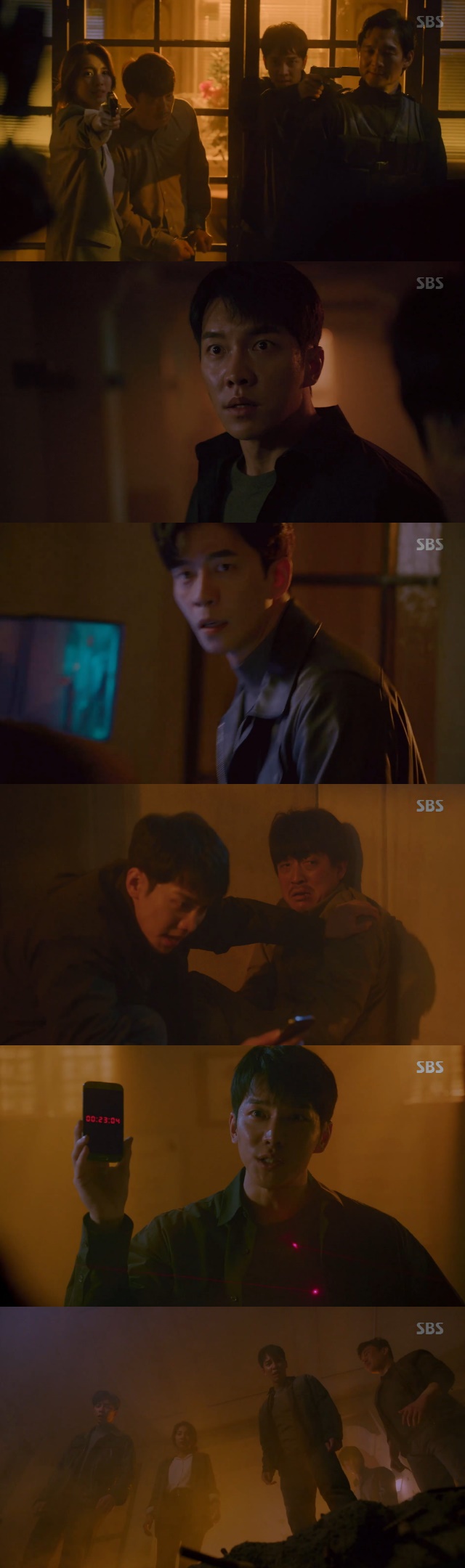 Lee Seung-gi, Bae Suzy and Shin Sung-rok saved their lives after shooting out with the NIS Assassination Group.In the 10th episode of SBSs Golden Land (playplay by Jang Young-chul, Jung Kyung-soon/directed Yoo In-sik) broadcast on October 19, NIS Assassination Group and Daechi stationed Cha Dal-gun and Go Hae-ri (played by Bae Suzy) were portrayed.Cha Dal-geon and Ko Hae-ri stationed Daechi with an ISIS Assassination group and a gun between them.Cha Dal-geon said, It is not nationality, but John Enmarksa, said the Assassination Team leader who received the Nationalitys name.These are all South Koreans, said Gohari. We are civil servants who work for the people of South Korea.Please tell him to put that gun away, but he did not listen.Ki Tae-woong (Shin Sung-rok), who watched this through CCTV, helped them by taking out the electric circuit breaker and then shooting out with the Assassination group chasing after the confession and the car.Lee Ha-na