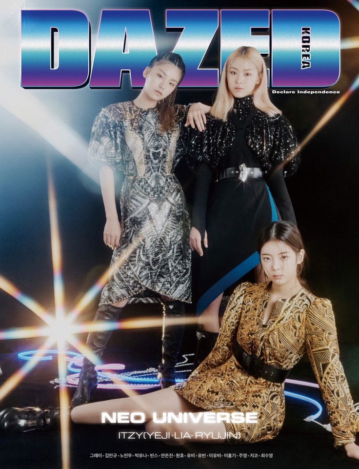 Five ITZY members decorated the cover of fashion magazines. Fashion & Culture Magazine Dayd Korea released its cover story with ITZY on the 21st.ITZY, which debuted in February, set various new records from the beginning.The debut song Dalladara Music Video exceeded 10 million views in 18 hours, exceeded 100 million views in 57 days, and set a record of 100 million views in the shortest period based on the K-pop debut group.Five members of ITZY Yezi, Lia, Ryujin, Chaeryeong, and Yuna have honestly told their stories in interviews.First, at the invitation of Louis Vuitton, those who attended the 2020 Cruise Collection in New York and the 2020 S/S Collection in Paris recently talked about their extraordinary affection for Louis Vuitton.Yezi said, I was always interested in Louis Vuitton.These days, I got the impression that shoes, logo play, and color have become more diverse, so I think Im trying new things to make younger people interested. Chaeryeong also said, I want ITZY to be a group that plays an important role in Alis K-Pop to the world./ Photo = Dayd Korea
