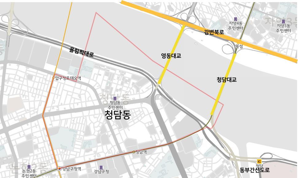 청담동 이미지