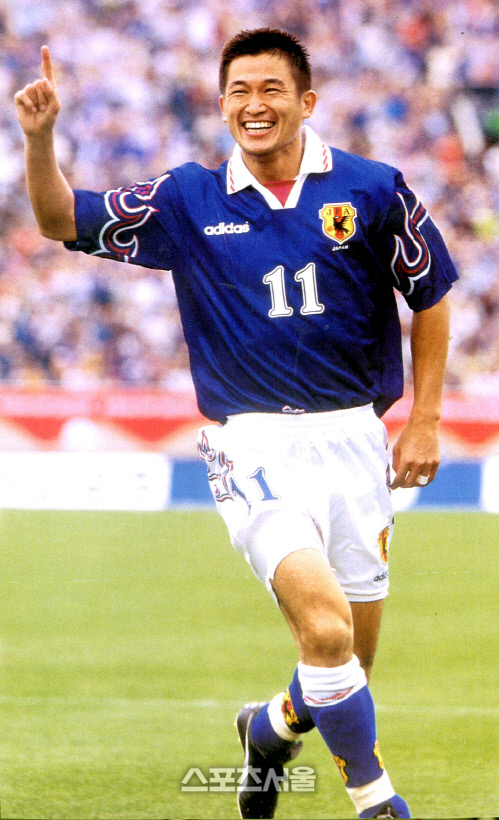 90년대 일본 국가대표로 활약한 미우라 가즈요시. (스포츠서울DB)