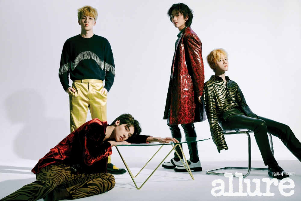 The band N.Flying (Lee Seung-hyeop Chahun Kim Jaehyeon Yoo Hwe-seung) is a early winter pictorial featuring free personality, revealing four-color charm.N.Flying recently filmed the November issue of Allure Korea.In the public picture, N.Flying revealed his free personality by staring at the camera with intense or careless eyes in a style that trended out the Western mood.A few days before the release of the new song Good Night, those who stood in front of the camera were delighted to shoot with a cheerful appearance without any signs of tiredness ahead of the release of the new album.In an interview with the photo shoot, N.Flying shared his thoughts on the musical achievement he had achieved in 2019.Im more interested in it than Im saying its good, N.Flying said. Its not enough yet. Im more greedy.It was a dream that a band called N.Flying would go around the world to perform together, to gather together after the performance and eat delicious food, but this year it was done.I do not want to miss it, I want to be better. Drummer Kim Jaehyeon said, I also think that many people are over-interested.Regardless of the result, I was originally trying to work hard, and I think I have been doing well in my own way.I realize a lot of new things I did not know before these days. He also made various remarks about the recent life that he wanted to love.N.Flying released his sixth mini album Yaho () and is working hotly.The title song Good Night (GOOD BAM) is a trendy Good Night Song with a picture of young people who can not sleep easily in a cool autumn night and regret, and finished a successful comeback stage with a comeback on SBS MTVs The Show and a first-place candidate.kim myeong-mi