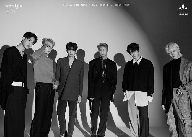 Group Victon, who is about to make a comeback, unveiled the concept photo of the new album.PlayM Entertainment, a subsidiary company, attracted attention by unveiling another version of the mini 5th album nostalgia concept photo through the official SNS and fan cafe at 24 Days 0 oclock.The concept photo of the algos version is a sensual black and white tone that creates a chic mood and captures the charisma of the six members.Earlier, I focused my attention on a different atmosphere from the soft dreaming in the nostos version.Following the group cut, the individual cut, which was released in succession, emphasized the face and upper body, and further highlighted the perfect visuals of the members and caught the attention of the viewers at once.The lyrical and faint phrases in the photo have raised the expectation of the title song Nostalgia Night that has not yet been released.In addition, as sales of existing records surged and Nostalgia took the top spot on the reservation sales chart, the comeback turned green, so more attention is paid to Viktons November activities.Victon will release video trailers, highlight medleys, music video teasers, etc. in the future, and the atmosphere will be hotter.The mini 5th album Nostalgia, which Victon releases as the first six-person system in a year and five months after the single May Ae, is a record of longing for love and people.The Nostalgic Night, which is a title song, is a song that captures the night of missing love. It is a song that shows the charming harmony of faint lyrics and powerful melody.Vikton will release the mini 5th album Nostalgia and the title song Nostalgia through various music sites at 6 pm on the 4th of November.playem