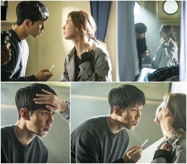 One second before you breathe! Hot, hot!Lee Seung-gi and Bae Suzy will show a romantic linear secret room two-shot that shares unexpected skinning.SBS gilt drama Vagabond (VAGABOND) (playwright Jang Young-chul, director Yoo In-sik / production Celltrion Healthcare Entertainment CEO Park Jae-sam) is an intelligence action melody that uncovers a huge national corruption hidden in the concealed truth of a man involved in the crash of a private passenger plane.The tension of the story is at its peak as Lee Seung-gi and Bae Suzy struggle for Song Yuqi on the court of law for those who bought Kim if (Jang Hyuk-jin) and Kim if.In the 11th episode, which will be broadcast on the 25th (Today), Lee Seung-gi and Bae Suzy will be shown a second before breathing, sitting face to face on a bed in a narrow secret room on the ship.A scene in which a dalgan treats a wound on the neck of a confession.The confession is a frowning expression as if it is painful, and the chadal gun is not sure what to do. After carefully approaching, he wipes the wound with a towel and applies medicine.Then, he looked at the face of the confessional as if he was surprised at the distance closer than expected, and he was reddening to the ears as well as the ball.Moreover, as the confessional looks at the chadal gun and looks at his forehead, he casts a romantic airflow.In the last broadcast, Cha Dal-gun, Go Hae-ri, and Prince Edward Island Parks secretary, Mickey (Ryu Won), took Kim if with the help of Prince Edward Island Park (Lee Kyung-young), and carried her on a cargo ship to Korea.What happened in the sealed line, so I wonder if there is a big wound on the neck of the confession, and whether the four people will be able to step on the Korean land safely.The Ship Room Two Shot with Lee Seung-gi and Bae Suzy was filmed at a set of original rooms in Paju, Gyeonggi Province.The atmosphere of the scene was also shaken by the long-time pink mood shot that came to the two people who had been breathing with intense action god every time.Yoo In-sik told the two, You can get as close as you can from the line that you can not reach your face. Lee Seung-gi and Bae Suzy looked at each other shamefully and laughed at each other when they met their eyes.Lee Seung-gi also showed a humorous atmosphere of humorously releasing the atmosphere of the rather rigid scene, such as hitting a playful ad-lib during rehearsals and making Bae Suzy laugh all the time.Celltrion Healthcare Entertainment said, We are doing more than expected because we are so good actors. The whole story of Lee Seung-gi and Bae Suzys sweet and bloody two-shots will be released on the show.I hope youll expect it.Celltrion Healthcare Entertainment