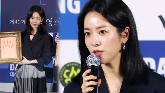 Actor Han Ji-min looked back a year after the 39th Blue Dragon Film Award Best Actors Award last year.The 40th Blue Dragon Film Award Handprinting event was held at CGV in Yeouido, Seoul on the afternoon of the 18th.The event was attended by the Blue Dragon Film Award Best Actress Award Han Ji-min, Best Supporting Actress Kim Hyang-ki, New Actor Nam Joo-hyuk and New Actress Kim Dae-mi.Han Ji-min said, The most brilliant and beautiful moment in life is called In the Mood for Love.Close people called my present In the Mood for Love.I think it will be remembered as the most brilliant and beautiful moment when I think about the last time. Meanwhile, The 40th Blue Dragon Film Award will be held on November 21st at Paradise City, Yeongjong-do, Incheon.
