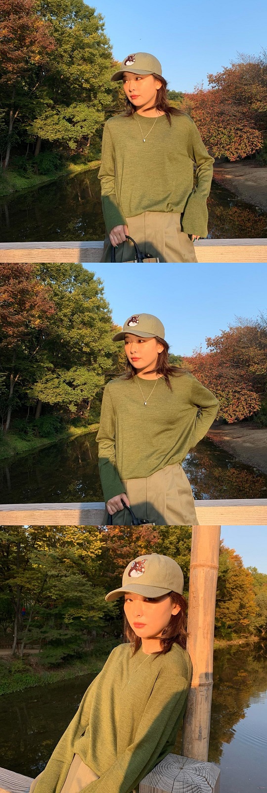 Seulgi showed off her cute plainclothes fashion.Group Red Velvet Seulgi posted three photos on his Instagram with an article called Toby.The photo shows Seulgi wearing a green top and khaki bottoms and matching khaki hats, and the visuals shining in unique fashion thrilled fans.When the photos were released, netizens responded in various ways such as green looks good, fashion sense, my sister and cute.On the other hand, the group Red Velvet, which Seulgi belongs to, was active in August with the release of the new song Sonic Wave.Photo: Seulgi Instagram