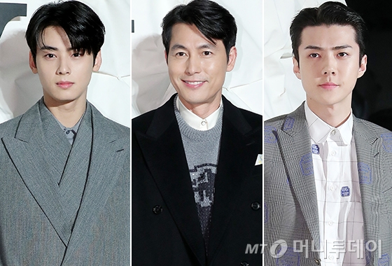 Men who wear suits every day are also troubled by the weather, whether they should look cold in a suit or what style to choose.If you want to produce an allautumn trendy style, lets refer to the fashion of stars.Actors Gong Yoo, Choi Woo-shik, Ha Jung-woo, Jung Woo-sung, Astro Cha Eun-woo, and EXO Sehun, who attended the opening event of Louis Vuitton Maison Seoul held in Cheongdam-dong, Gangnam-gu, Seoul on the 30th, turned into a colorful style of autumn man.I analyzed their fashion using unique design suits, The Classic Coat, and sensuous patterns.The three people were choices in calm and soft color suits such as beige, kite gray, and chacole, and gave a tummy atmosphere.Gong Yooo wore a dark grey shirt and wide pants, and produced a stylish look with a long coat.Choi Woo-shik and Cha Eun-woo completed their individual style by matching rugged sneakers to beige, grey-colored three-piece suits, respectively.In particular, Cha Eun-woo attracted attention with a strap jacket reminiscent of the clothes of Hanbok.Ha Jung-woo added points across a stylish pattern coat to the all-black look, which she paired with a neat round T-shirt, slim black pants and shoes.Jung Woo-sung completed a neat dandy look with a layered look layered with inners and the Classic Black Taylored Coat.Jung Woo-sung wore a white shirt and a gray knit with a sequin decoration, and completed the style with black pants and shoes.Sehun created a bright look by matching a white check shirt with a subtle pattern with a slim fit and a gray check suit with a blue pattern.Sehun accentuated her distinctive features with a perfectly bangs-up hairstyle.Louis Vuitton Maison Seoul Open Event  .. Unique suit and Coat fashion eyes
