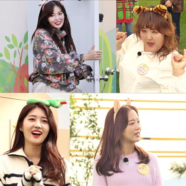 Singer Hyona, actor Kang Han-Na, gag woman Lee Guk-joo, and group Everglow member Sihyun show off their four-color charm.On the 10th, SBS entertainment program Running Man, which is broadcasted at 5 pm, will feature guest appearances such as Hyona, Kang Han-Na, Lee Guk-joo and Sihyun.Hyona, who participated in the recent recording, showed a nervous appearance in the entertainment for a long time, but soon after, she caught up with Yoo Jae-Suk with unstoppable talk and charm.On this day, Yoo Jae-Suk admired the talk of Hyona and said, Cyi contacted me and asked me not to say much about Hyona, but to dance a lot.Hyunaaa is now the god of talk! exclaimed and laughed.Kang Han-Na surprised the members with the still unfavorable and extraordinary recent release. Lee Guk-joo also attracted attention with his breath with his members as well as his artistic sense.In addition, Seo Hyunaa, who has been in the 7th month of his debut, showed a pleasant breath with the girl group presidential election, Hyona, who is unknown.The race is decorated with the search for the identity of a prohibited animal that sneaked into a peaceful animal farm.Hyona, Kang Han-Na, Lee Guk-joo, and Shihyeon are on the 10th Running Man.