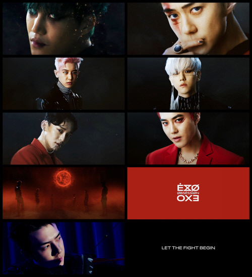 A trailer video was released today at 0:00 on the official EXO website and various SNS accounts to announce the start of the #EXODEUX (#EXODUX) promotion, and the #EXODEUX promotion is expected to raise expectations for a new album with a different teaser promotion that combines the concept of the regular 6th album and EXOs world view storytelling that has been in place since its debut.The trailer video released today is getting a hot response, foreshadowing the emergence of another EXO, the so-called X-EXO, created by the red energy, the subject of the conflict, and the confrontation between EXO vs. X-EXO, which will be unfolded in the future.In addition, various SNS accounts of X-EXO will be opened, and various contents such as teaser images, videos, and music video teasers produced with contradictory concepts will be released sequentially through EXO and X-EXO accounts, which will focus attention on global fans.Also, at 12 oclock tonight, we will open the #EXODEUX mobile promotion page, show the confrontation situation between EXO and X-EXO in real time based on the users response index such as the number of likes of contents released to both accounts, retweet and comment number, and show reward contents for the concept that won the confrontation in the future. It is expected to be a motion.On the other hand, EXOs regular 6th album OBSESSION will be released on November 27th and can be purchased at various on-line and off-line music stores.Photo SM Entertainment