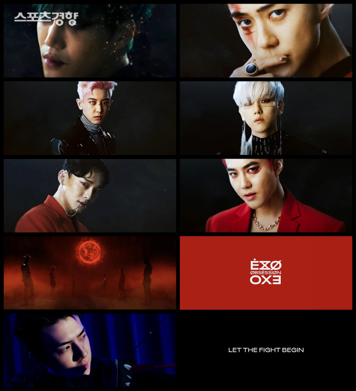 EXO (EXO), which announces its regular 6th album OBSESSION, has entered comeback county with a breakthrough promotion.On the 8th, a trailer video was released to announce the start of the #EXODEUX promotion through the official EXO website and various social network services (SNS) accounts, and the #EXODEUX promotion is expected to raise expectations for the new album with a different teaser promotion that combines the concept of the regular 6th album and EXOs world view storytelling that has been in its debut.The trailer video released today is getting a hot response by foreshadowing the emergence of another EXO, the so-called X-EXO, created by the red energy, the subject of the conflict, and the Battle of EXO vs. X-EXO, which will be unfolded in the future.In addition, various SNS accounts of X-EXO will be opened, and various contents such as teaser images, videos, and music video teasers produced with contradictory concepts will be released sequentially through EXO and X-EXO accounts, which will focus attention on global fans.Also, at 12 oclock tonight, we will open the #EXODEUX mobile promotion page, show the Battle situation of EXO and X-EXO in real time based on the users response index such as the number of likes of content, retweet and comment number released to both accounts, and show reward content for the concept won by Battle in the future. It is expected to be a promotion of EXODEUX.EXOs regular 6th album Optional will be released on the 27th and can be purchased at various on-line and off-line music stores.
