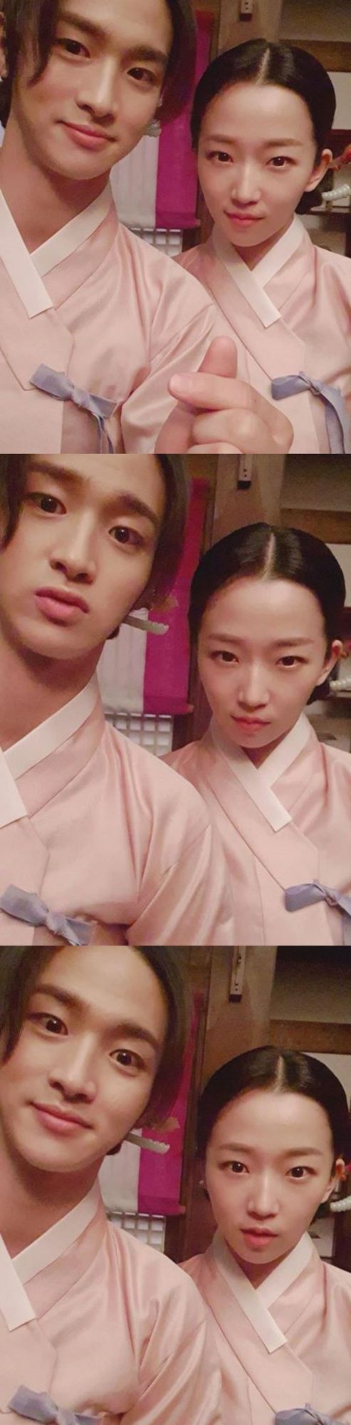 Actor Cho Soo-hyang Divergenced actor Jang Dong-yoon and warm Brother and Sister chemistry.Cho Soo-hyang posted three photos on his SNS account on the 14th with an article entitled The same clothes are different Feelings?Cho Soo-hyang in the photo is staring at the camera in a pink hanbok with Jang Dong-yoon, and the two of them showed off their beautiful appearance with different expressions and postures.They also attracted attention with the same hair style and costume, creating a pure atmosphere.KBS 2TV Drama Chosun Rocco - Mungdujeon, which features Jang Dong-yoon and Cho Soo-hyang, will be broadcast every Monday and Tuesday at 10 pm.