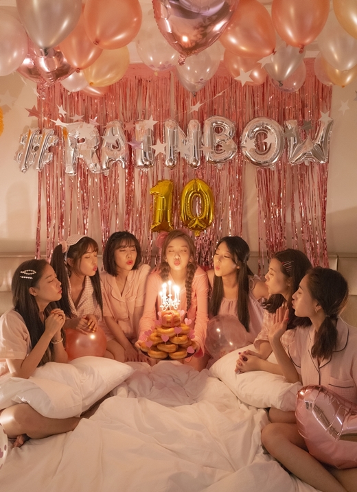 Group Rainbows tenth anniversary Special single takes off the veil.Rainbow will release the title song Aurora of the tenth anniversary special single OVER THE RAINBOW on various online music sites at 6 pm on the 14th.Aurora, created to commemorate Rainbows debut tenth anniversary, is a pop-style song with piano and strings in the main; Rainbow members participated in the songwriting themselves, and it was a rainbow meaning the group name, and aurora in the night sky, contrasting with it, with the heart that they always wanted to shine by the side of Rainers (fandom).Also, Aurora is a point of appreciation that the voices of the seven Rainbow members are beautifully combined.It is an impression that the lively atmosphere like listening to the animation OST is impressive.Rainbow, which collected topics with comeback contents that filled with 7 colors of 7 colors.They participated in the production and planning of this special single and wanted to give special gifts to their fans.Rainbow said: Its amazing that the tenth anniversary, which I always imagined, is in front of me.I was able to gather again because of the fans. He said, I prepared this project myself and had a lot of fun in hard work, but I was happy to be able to sing together for a long time.I would like you to listen to it happily because it is a song filled with seven affections. 