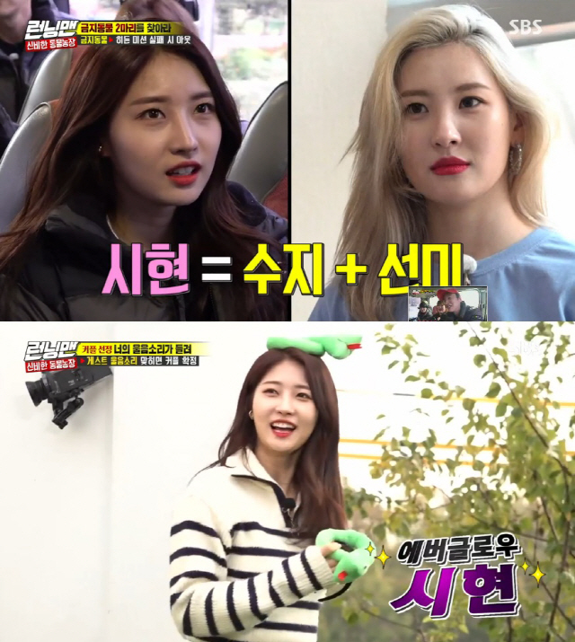 Girl group Everglow (EVERGLOW) member Sihyun will play a big role in Running Man for two consecutive weeks.Sihyun has a strong presence that it is uncharacteristic that it is the first appearance of Running Man on last weeks broadcast.After concentrating attention with his extraordinary personal and fascinating performances, he showed a sense of entertainment that was strange but full of sense, and led to the favorable reception of the cast.In addition, it collected topics with similar visuals reminiscent of singer and actor Suzie, and it caused a hot reaction such as occupying the first place in real-time search query of major portal site immediately after broadcasting.This weeks broadcast depicts Sihyun, who entered the SinB Animal Farm Race in earnest.Sihyun, who is on the race with Kim Jong Kook as a snake team, will be busy to find banned animals made from farm fields.It is noteworthy how Sihyun, who made a deep impression with the sense of anti-war entertainment and superior beauty, will play an active role and steal the hearts of viewers.Especially on this day, Everglow member, I will come to the hint and it will be a pleasure to appear in surprise.With Sihyun, there is a lot of expectation in the performance of this kind, which will show off its presence as a new steer.On the other hand, Everglow, who appeared like a comet in the music industry with his debut album ARIVAL OF EVERGLOW in March of this year, recently stole fans hearts with a more intense and unconventional concept through his second single album title song Adios.In particular, despite being a new album released in just two albums, it has been ranked # 1 in music broadcasting at the same time as comeback, # 1 in 26 countries on iTunes K-POP chart, # 1 in 10 countries on Apple Music K-POP chart, and # 2 on Billboard World Digital Song Sales chart.