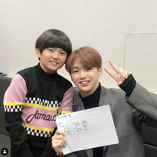 왼쪽부터 김강훈 강다니엘