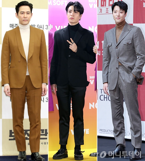 배우 이정재, 그룹 갓세븐 영재, 배우 이동건/사진=뉴스1, 머니투데이 DB