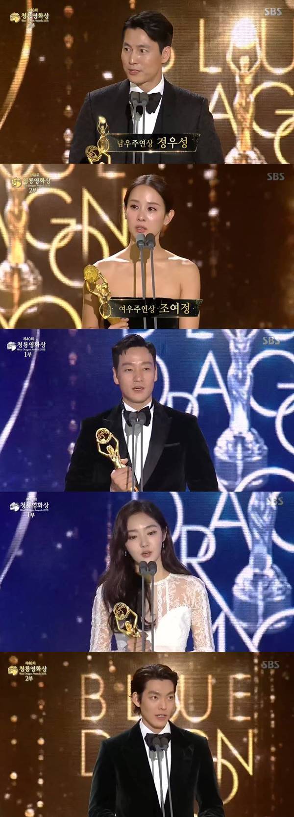a great achievementThe 40th Blue Dragon Film Awards lead character was the film The Parasites; director Bong Joon-hos The Parasites won the trophy for Best Picture, with its popularity and workability recognized.The 40th Blue Dragon Film Awards were held at Paradise City in Yeongjong-do, Incheon on the afternoon of the 21st under the auspices of Actor Kim Hye-soo and Hyun-seok.The parasite, which received the Palme dOr at the 72nd Cannes International Film Festival in May, won the Best Picture Award, Best Actress Award, Best Supporting Actress Award, Art Award,and enjoyed the joy of.Actor Kang-Ho Song, starring parasite, said, Congratulations to the winners.Parasites are so grateful to 10 million viewers, and the Palme dOr is glorious, but if it is worth more, I dare to think that we can make such a movie, and I am proud that we can watch such a movie without subtitles.I pay tribute to the great Bong coach, staff, and actors who made such pride.Above all, Engine of Youth, the birth of Parasites, was in the warm eyes of the audience, and the audience created Parasites.We will give all of this glory to the audience, he said.The main character in the best actor award was Jung Woo-sung of Witness. Jung Woo-sung said, I sat down and watched the awards ceremony.I wanted to tell you that I thought you were going to get parasites, he said, and Ive been to the Blue Dragon Film Awards quite a lot, and Im the first best actor to win a movie.When I stood by, I was awarded this award. Mr. Kim, who was with me, was a wonderful partner.I think Juri is happy with the man who is watching me with this trophy, and my friend Lee Jung-jae, who is more happy than anyone else. I want to share my joy with everyone. Cho Yeo-jeong, who had been tearful since the name was called, said, I did not know that parasites would receive the best actress award.I was always calm, but I didnt know. Im so grateful. Actors favorite character is different.I thought it was a little unrealistic because it was so good, and I was so loved. I was not expecting the award today.It was a character Id always waited for. Im so grateful for the parasites. At one point, acting seemed like a crush.In a way, it was my Engine of Youth. I will always walk silently. The best supporting actor was awarded by Jo Woo-jin of National Insolvency Day. Jo Woo-jin said, The more you play, the harder it seems.If you have to butter, I will do my best as usual, using this prize as an indicator. I am grateful to the two women who are in the house to be more happy than anyone. Lee Jung-eun of the parasite who won the Best Supporting Actress award said, It seems to be receiving the spotlight too late. I myself needed time until I became such a face or body.I was so scared because I was so attracted to the parasites, saying, I was studying when I saw Kang-Ho Song, who worked hard for teamwork, and the director thinking about his work every day.After the official event, I tried to spend a lot of time in other works. I was given this prize.I am grateful to all the actors and staff who have been together in the parasite. The main character of the new actor was Park Hae-soo of Quantum Physics. Park Hae-soo said, I am todays birthday.I thanked my parents and thought there would be a reason why I was born when I came, but I have been hoping to become an actor who comforts someone.I still think it is a long way to go, but I think it is a prize that I have given to help me take a step forward.Kim Hye-joon, who received the New Actress Award for Minor, said, Mature is a precious work for me.I sincerely thank Kim Yoon-seok, who gave me the role of Juri of Minor and told me that I deserve to be loved.I will always play with a healthy mind so that those who see me can receive the comfort and energy that I felt while filming the seniors and staff members who walked with me. The top audience was the extreme job that became the first 10 million films this year. The extreme job attracted a cumulative 16.26 million viewers and heated the theater earlier this year.Lee Byung-hun said, I am not the only one who is receiving it. I came up on behalf of the team. I will use it meaningfully to make good movies and the power that the audience has created.In particular, director Bong Joon-ho of Parasites, who won the directors award, said, I am sorry that I have caused a lot of trouble because most of the excellent coaches who were nominated together are juniors.Im grateful to the great actors, staff, and great artists who have made me act as a director, he said. Im grateful to you for being the first person to win the Blue Dragon Film Award.I will continue to be the most creative parasite of Korean films and become such a creator who is parasitic to the Korean film industry forever.Meanwhile, the 40th Blue Dragon Film Awards won a total of 18 awards.It was selected through a survey conducted by experts in various fields of film industry for Korean films released from October 12, 2018 to October 10, 2019.