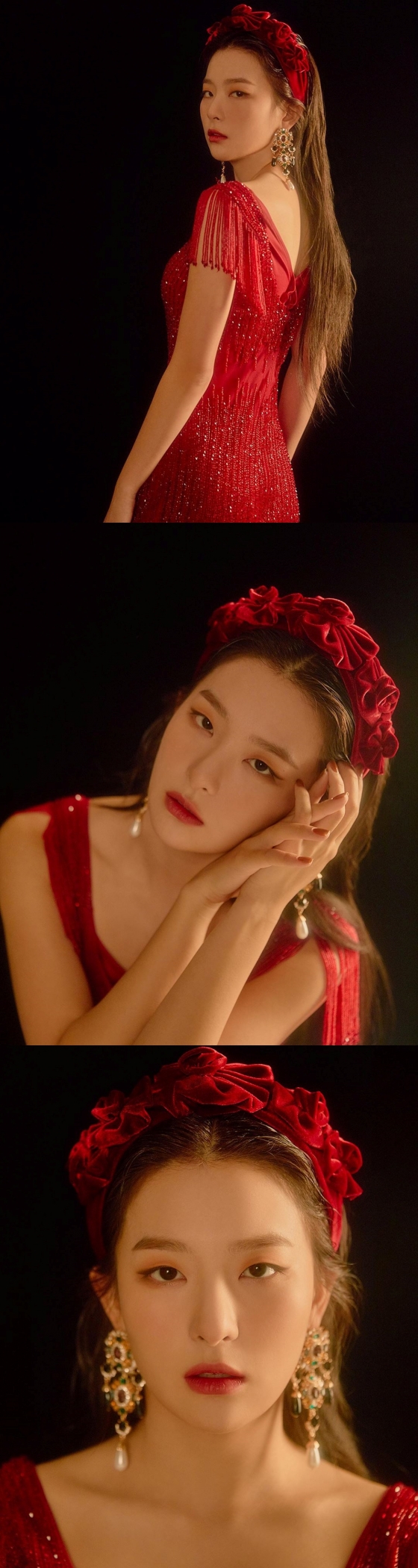 Seulgi released three photos on his SNS on the 20th with an article called La Rouge.In the open photo, Seulgi is wearing a red dress with a sparkling red flower headband and making an alluring look.Eyeliner with eye tails up and red lip-painted lips harmonize.Mamamu Moonbyeol, who saw this, cheered Do not get hurt, Fighting Lee and netizens said, Can I just upload a picture hanging on London, your sister Natural History Museum?, Seulgi I love you the most, lets meet next time, and Seulgi is so beautiful.Meanwhile, Red Velvet, which Seulgi belongs to, will hold Red Velvet 3rd Concert - La Rouge at Korea University Hwajeong Gymnasium on the 23rd and 24th.