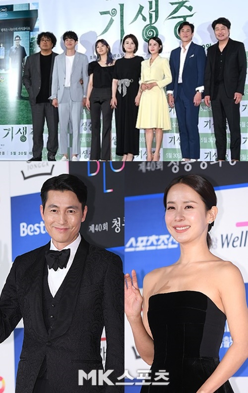 , Jung Woo-sung - Cho Yeo-jeong Male and Female Actor AwardPsychiatric directed by Bong Joon-ho is five-princessJung Woo-sung and Cho Yeo-jeong won the main prize.The 40th Blue Dragon Film Award (2019) was held in Unseo-dong, Jung-gu, Incheon on the afternoon of the 21st. Kim Hye-soo and Hyun-seok took charge of the process.Parasites were nominated in 11 of 18 categories; a total of five-princesses, including Best Picture and Best DirectorI won the Blue Dragon Film Award for the first time. It is the first Korean film.I am grateful to the actors including Song Kang-ho, who made me able to act as a director.I will continue to be a creative parasite of Korean movies and become a creator who will parasitic in the Korean film industry forever.I think youre happy with me, my friend Lee Jung-jae, who is watching me with the trophy more than anyone else. I want to share my joy with you.Thank you, he added.Cho Yeo-jeong won the best actress award for the film Parasite: At some point I accepted acting as an unrequited being, and I acted with the feeling that I could be abandoned at any time.I thought that love could never be achieved. That was my driving force. I dont think unrequited love has been achieved.I will love you as hard as I am now. The Best Supporting Actor Award went to Jo Woo-jin of National Insolvency Day and Lee Jung-eun of Parasites. The Rookie of the Year was awarded by Park Hae-soo of Quantum Physics and Gam Hye-joon of Minority.Meanwhile, the 40th Blue Dragon Film Awards selected 174 Korean films released from October 12, 2018 to October 10, 2019, and selected 15 candidates and nominations through a survey of film officials.The final winners and winners were selected by adding the results of the eight judges and netizens votes.▲ Best Picture Award = Parasites▲ Directorial Award: Bong Joon-ho (parasite)▲ Jury Award: Jung Woo-sung (witness), Cho Yeo-jeong (parasite)▲ Supporting Actors: Jo Woo-jin (National Bankruptcy Day), Lee Jung-eun (parasite)▲ Rookie of the Year: Park Hae-soo (quantum physics), Kim Hye-joon (misgender)▲ Rookie Director Award = Lee Sang-geun (Exit)▲ Screenplay: Kim Bo-ra (Birdbird)▲ Shooting Lighting = Kim Ji-yong, Cho Kyu-young (Swing Kids)▲ Editorial Prize: Nam Na-young (Swing Kids)▲ Technology Award: Yoon Jin-yul, Kwon Ji-hoon (Exit)▲ Music Award: Kim Tae-sung (Sabaha)▲ Art Prize = Lee Ha-jun (parasite)▲ Korea Movies Most Audience Award - Extreme Job▲ Chung Jung Won Popular Star Award = Lee Kwang-soo, Lee Sang-soo, Park Hyung-sik, Lim Yoon-a▲ Chung Jung Won Short Film Award = Jang Yoo-jin (Milk)