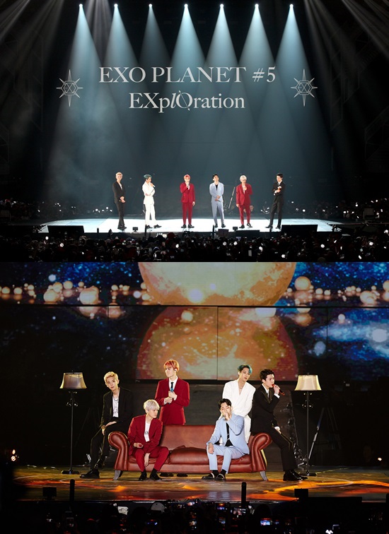EXO (EXO) successfully completed the Jakarta Concert.EXO held EXO PLANET #5 - EXpLOration - in JAKARTA (EXO Planet #5 - Exploration - In Jakarta) at the Indonesia Convention Exhibition (Indonesia Convention Exhibition) on the 23rd, and enthusiastically enthusiastic audiences with rich music, powerful performance and colorful charm.Especially, this performance is EXOs Indonesia solo concert held in about 3 years and 9 months after EXO PLANET #2 - The EXO luXion - (EXO Planet #2 - De Exclusion - ) in February 2016, so it sold out all seats at the same time as ticket opening, I checked it out.On this day, EXO will include songs from regular 5 albums and repackages such as Tempo, Love Shot, Gravity and Wait, as well as mega hits such as Run, Addiction, Monster, Power, Strings, Unfair , I will go through , Chen Lights Out , Kai Confession , Solo stage, Sehun & Chanyeol What a life , I can call .In addition, the audience filled the audience with fans waving fan lights and shouting how to cheer, as well as enjoying the performance enthusiastically, Our hearts are still here because we are not shaken!And a surprise celebration event to celebrate the upcoming Chanyeols birthday (November 27th) added to the warmth.Meanwhile, EXO will return to its regular 6th album OBSESSION (Option) on the 27th.Photo = SM Entertainment