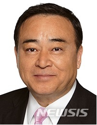 【ソウル=ニューシース】梶山Hiroshi(梶山弘志) 経済産業上. 写真は自民党ホームページ(jimin.jp) ガルムリ. 2019.10.25.