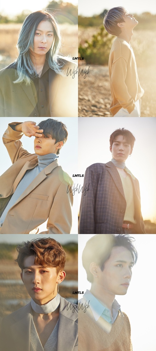 Boygroup Limitless has unveiled a six-color visual with six people.Limitless (Jang Moon-bok, A.M., Dilution, Laychan, C.I., J-Jin) released all the concept photos for each member of the 1st Mini album Wish through official SNS for a total of 6 days from November 19 to 24.The personal concept photo of this album is two versions of the excellent autumn atmosphere and the charm of a deadly man. Jang Moon-bok, AM, Dilution, and Lay Chan attracted attention with more mature visuals and charisma than before.The newly joined members, Seai and Lee Jin, boasted a concept digestion that naturally permeated the group with freshness.See, who has a dark double eyelid, showed a sweet and innocent charm at the same time, and Lee Jin, a manly jaw line, expected his future performance with a rich expression.Limitlesss 1st Mini album Wish Wish includes six tracks including the same title song Wish Wish, limitless-intro, forest, end of the day, dream drama and Wish Wish-inst, which made the album richer.If the first single album Dream Lay was a sign of the start of a new fantasy, this Mini album Wish Wish, which will be presented as a complete version, will tell the story after falling into a deeper fantasy and becoming a daily life, searching for new love and wishes in the fantasy forest.emigration site
