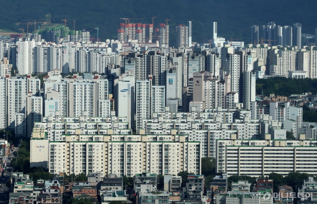서울 강남권 아파트 단지 전경. /사진제공=뉴시스